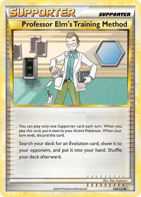 Professor Elm's Training Method, HeartGold SoulSilver