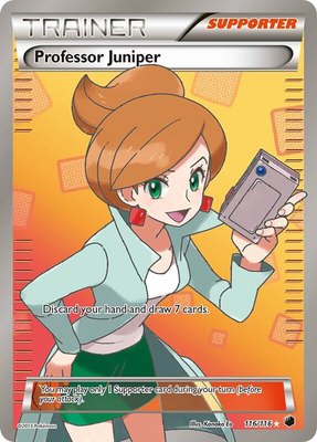 Professor Juniper (116 Full Art), Plasma Freeze