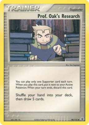 Prof. Oak's Research, EX FireRed & LeafGreen