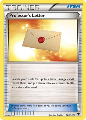 Professor's Letter, XY Base Set