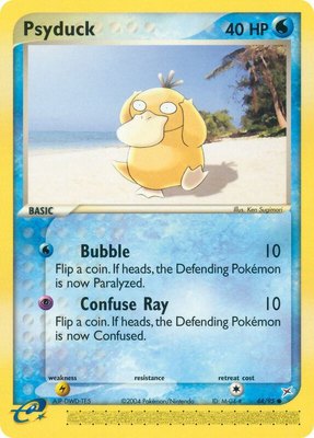 Psyduck, EX Team Magma vs Team Aqua