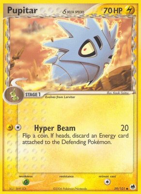 Pupitar (Delta Species), EX Dragon Frontiers