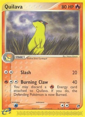 Quilava, EX Sandstorm