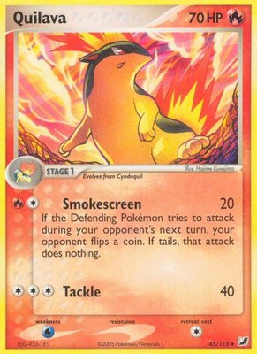 Quilava, EX Unseen Forces