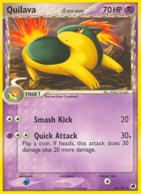 Quilava (Delta Species), EX Dragon Frontiers
