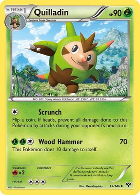 Quilladin, XY Base Set