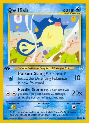 Qwilfish, Neo Revelation