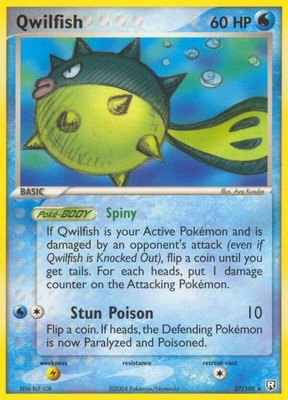 Qwilfish, EX Team Rocket Returns
