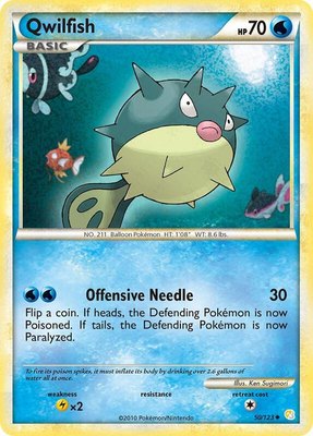 Qwilfish, HeartGold SoulSilver