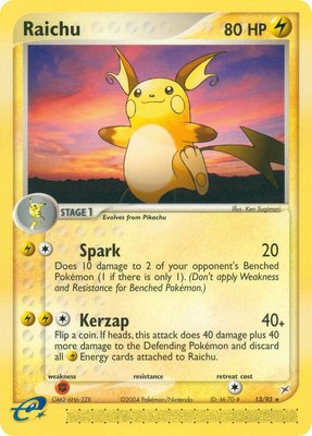 Raichu, EX Team Magma vs Team Aqua