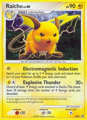Raichu, Diamond and Pearl Promos