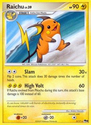 Raichu, POP Series 9