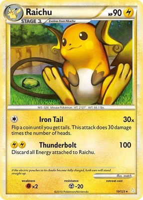 Raichu, HeartGold SoulSilver