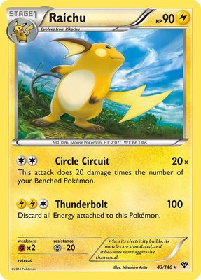 Raichu, XY Base Set