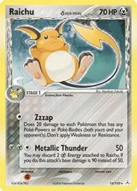 Raichu (Delta Species), EX Holon Phantoms