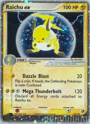 Raichu ex, EX Sandstorm
