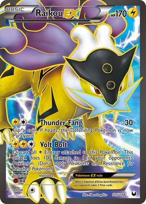 Raikou EX (105 Full Art), Dark Explorers