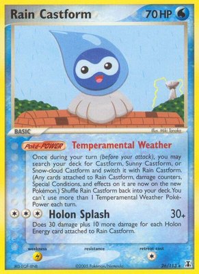 Rain Castform, EX Delta Species