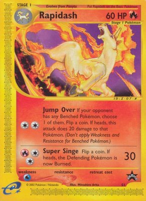 Rapidash (51), WoTC Promo