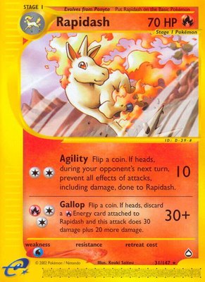 Rapidash, Aquapolis