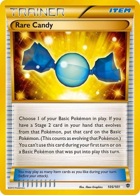 Rare Candy (105 Secret Rare), Plasma Blast
