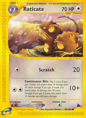 Raticate, Skyridge