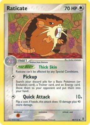 Raticate, EX FireRed & LeafGreen