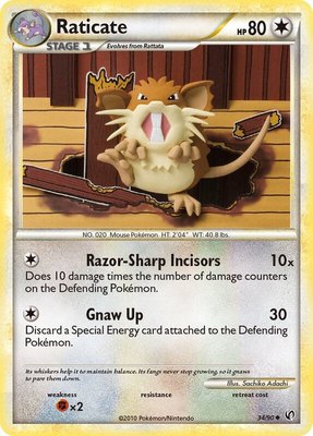 Raticate, Undaunted