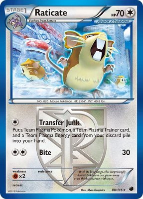 Raticate (Team Plasma), Plasma Freeze