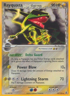 Rayquaza (Delta Species), EX Delta Species