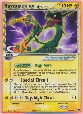Rayquaza ex (Delta Species), EX Dragon Frontiers