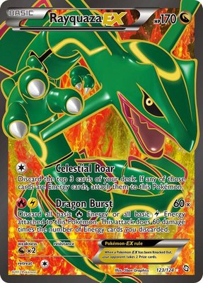 Rayquaza EX (123 Full Art), Dragons Exalted