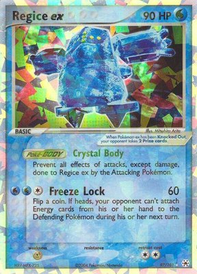Regice ex, EX Hidden Legends