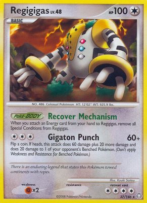 Regigigas (37), Legends Awakened