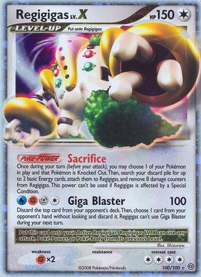 Regigigas LV.X, Stormfront