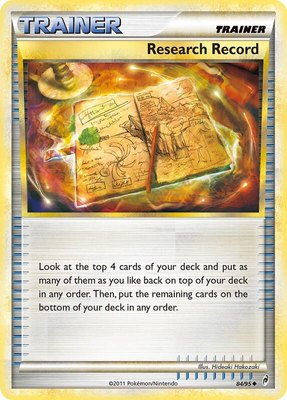 Research Record, Call of Legends
