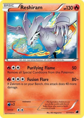 Reshiram, Plasma Freeze