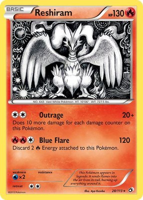 Reshiram, Legendary Treasures