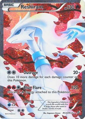 Reshiram (Full Art), Legendary Treasures: Radiant Collection