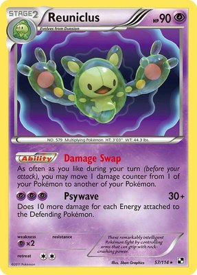 Reuniclus, Black and White