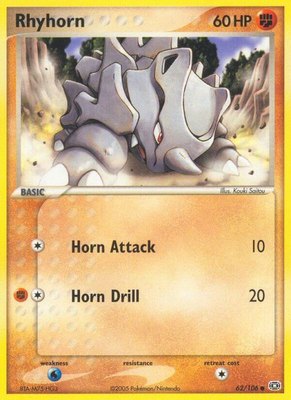 Rhyhorn, EX Emerald