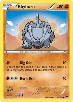 Rhyhorn, XY Base Set