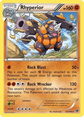 Rhyperior, XY Base Set