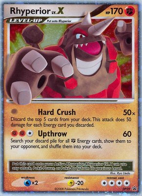 Rhyperior LV.X, Diamond and Pearl Promos