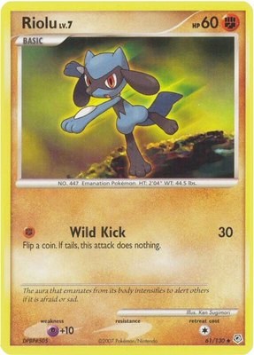 Riolu, Diamond and Pearl