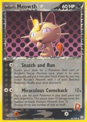 Rocket's Meowth, EX Team Rocket Returns