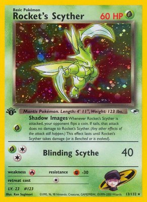 Rocket's Scyther, Gym Heroes