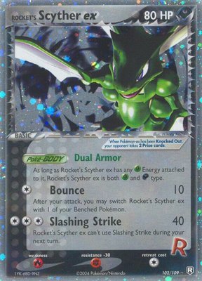 Rocket's Scyther ex, EX Team Rocket Returns