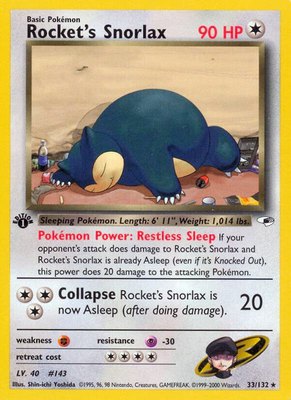 Rocket's Snorlax, Gym Heroes