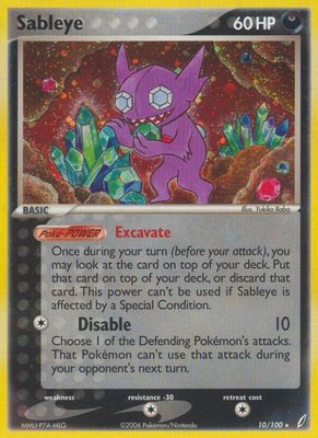 Sableye, EX Crystal Guardians